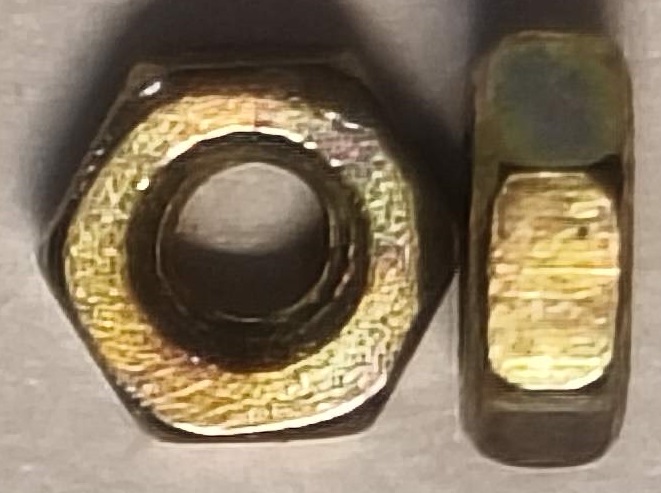 Гайка М2.6.019 DIN 934/ISO 4032/ГОСТ 5915/ГОСТ 5927 - вид 1 миниатюра