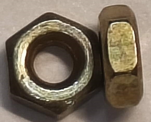 Гайка М2,5.6.019 DIN 934/ISO 4032/ГОСТ 5915/ГОСТ 5927 - вид 1 миниатюра