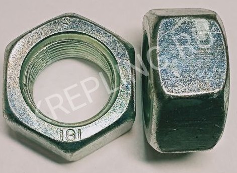 Гайка М24x2.I8I.016 DIN 934/ISO 4032/ГОСТ 5915/ГОСТ 5927 - вид 1 миниатюра
